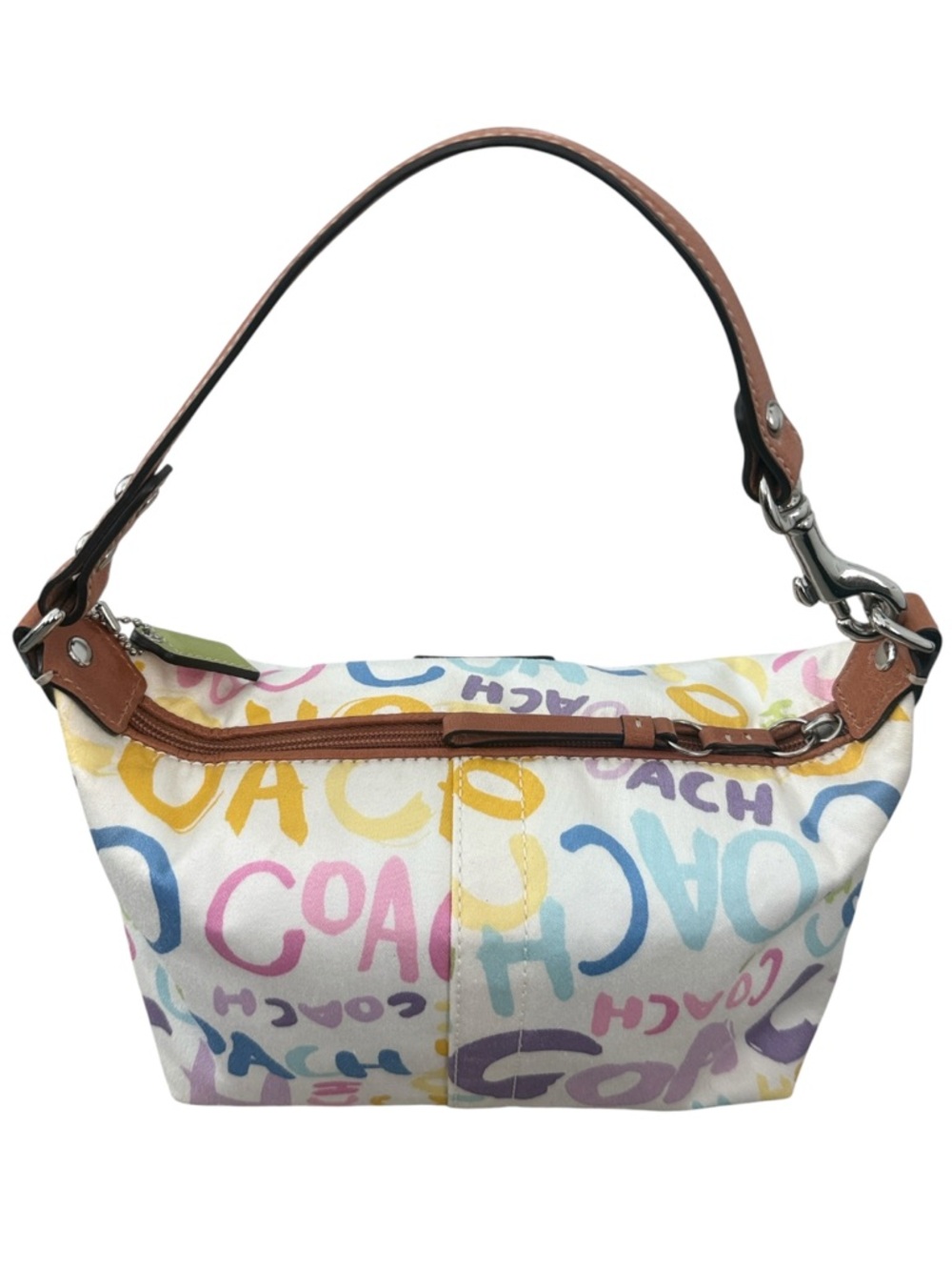 Coach Vintage Y2K Hampton Multicolor Graffiti Scribble Mini Hobo Handbag - Picture 6 of 6
